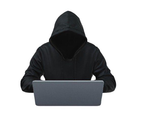 Hacker silhouette